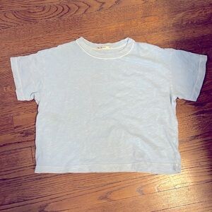 blue 100% cotton Marine Layer boxy T shirt
